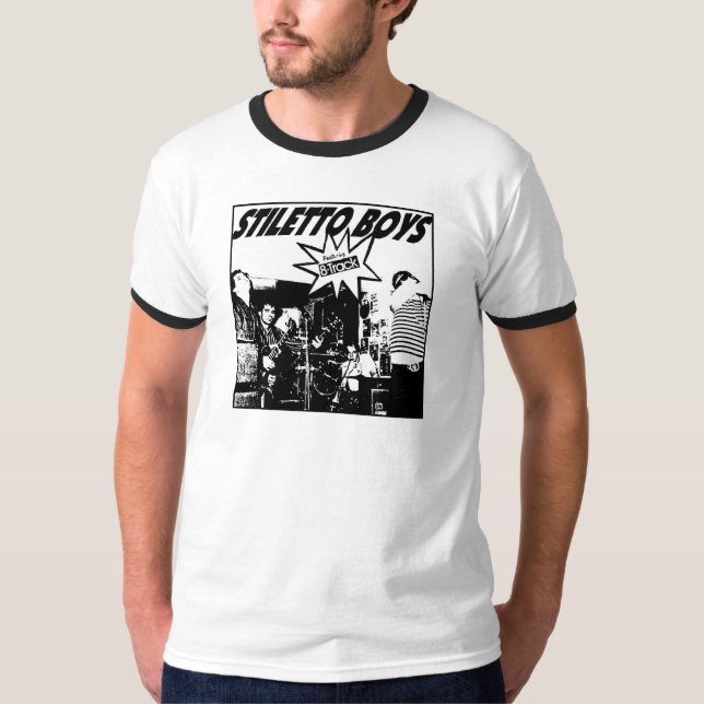 Stilett-Jungen - 8-Track (Front) - T - SHIRT (Vorderseite)