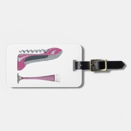 Stilett-Schuh-Kunst-Gepäckanhänger Gepäckanhänger