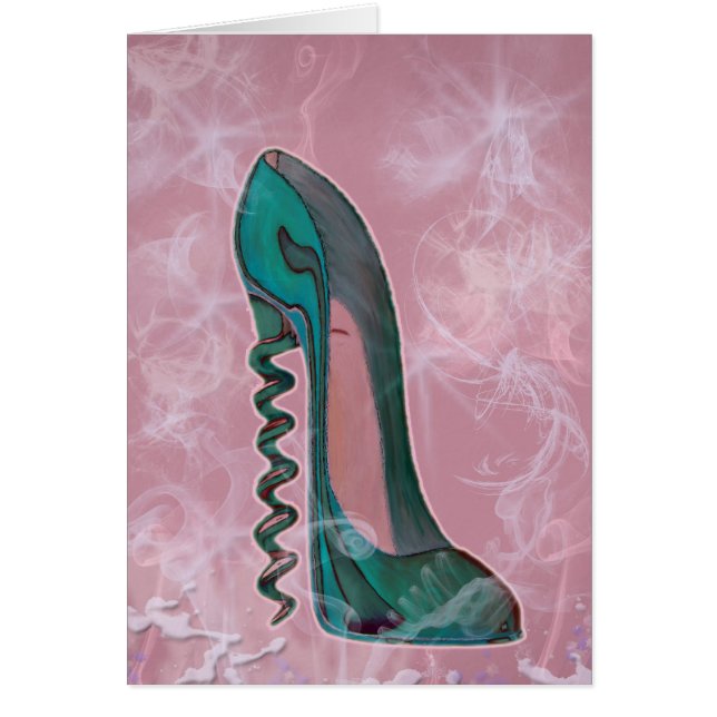 Stilett-Schuh-moderne Kunst (Vorne)