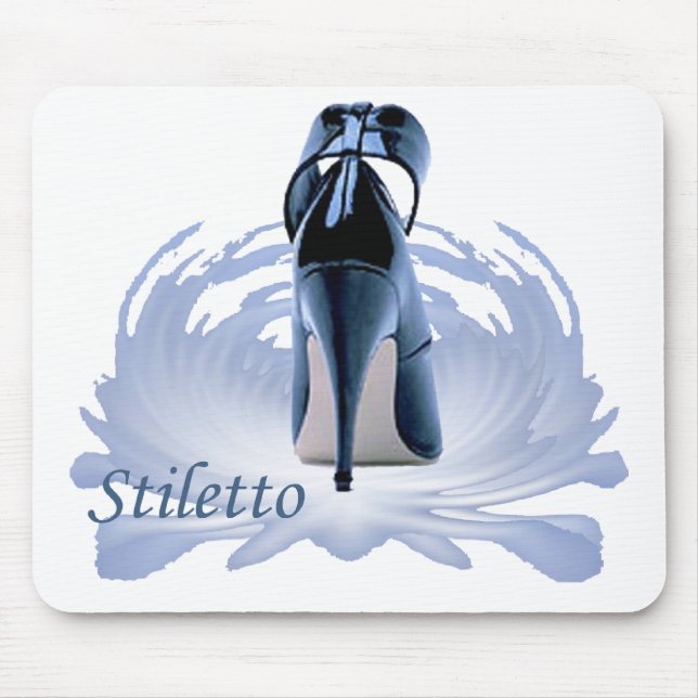 Stiletto auf einem Sockel Mousepad (Vorne)