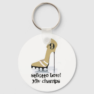 Stiletto Bowl XLIV Meisterschaft Keyring Schlüsselanhänger