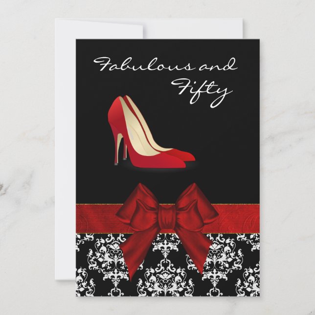 Stiletto Custom Invitation Einladung (Vorderseite)