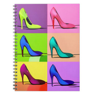 Stiletto Pumps, High Heels Poster Art Notizblock