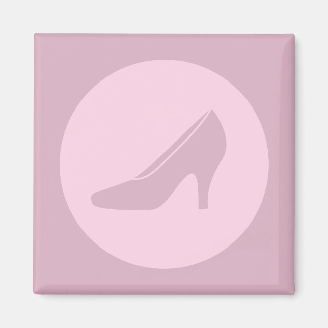 Stilettos High Heeled Schuhe Symbol CUSTOM FARBE Magnet (Vorne)
