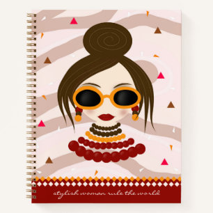 Stilfrau Notizbuch