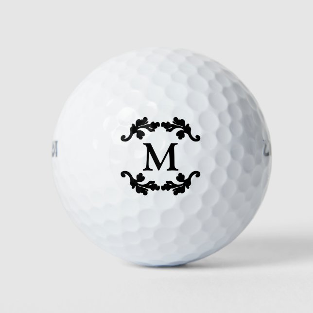 Stilftige, gürtliche Monogramm Golfball (Vorderseite)