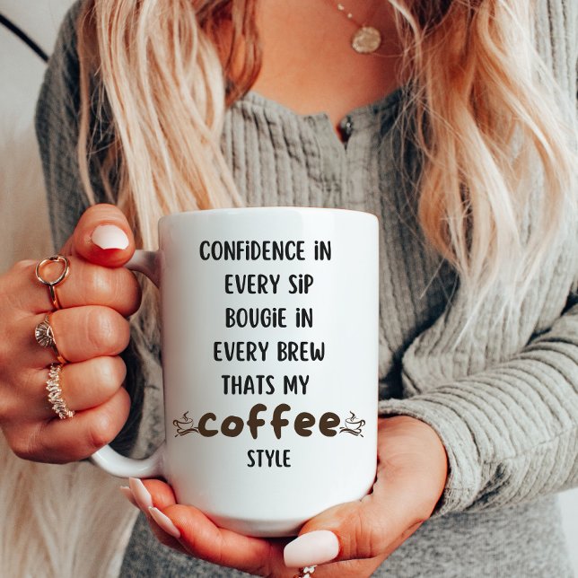 Stilftige Sippe mit unserer Bougie Confidence-Kaff Kaffeetasse (Von Creator hochgeladen)