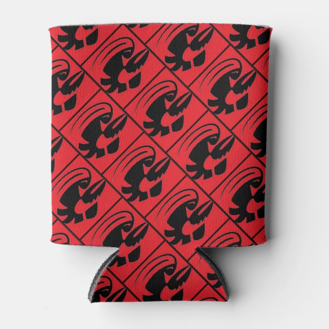 Stilftiger Kraubfisch Dosenkühler (Vorderseite)