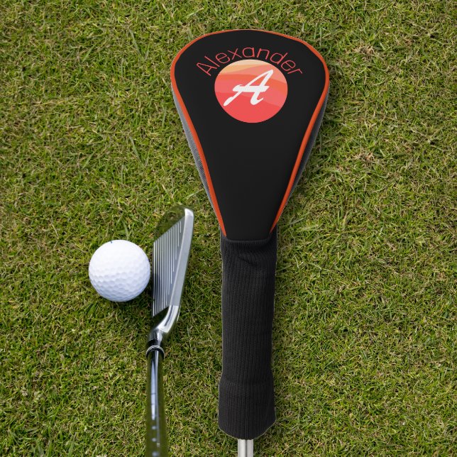 Stilftiger, minimalistischer monogrammfarbiger Buc Golf Headcover (Von Creator hochgeladen)