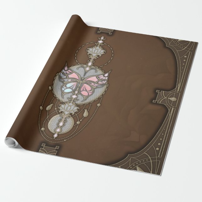 Stilftiger Schmetterling Geschenkpapier (Ungerollt)