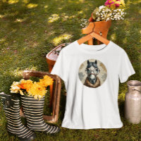 Stilftiges Pferd mit Brille - Vintage Kunst