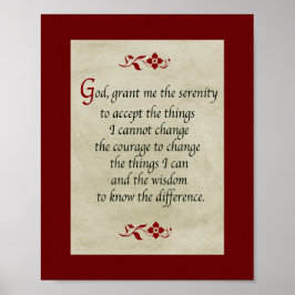 Stilgebet/Vintager Stil Poster