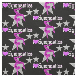 STILISCH LILA UND SCHWARZ GYMNASTIK FABRIC STOFF