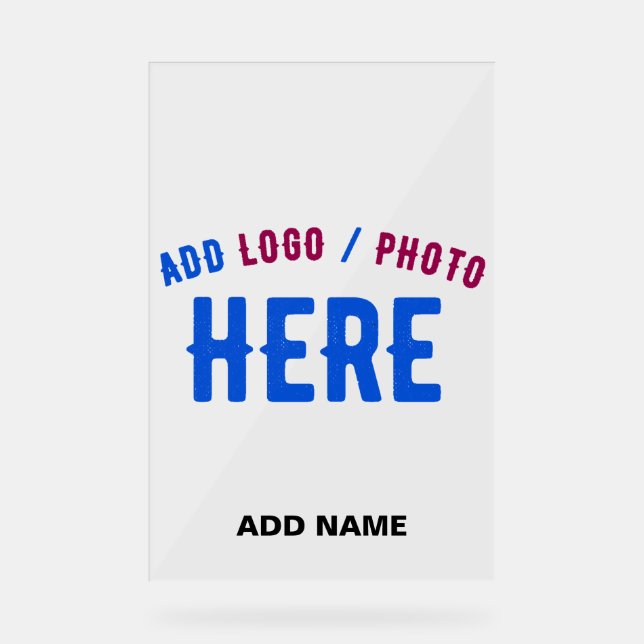 STILISCH MODERNE ZOLLBARE, KLAR ÜBERPRÜFTE MARKEN ACRYLSCHILD (Vorderseite)