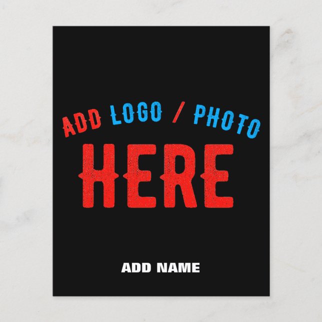 STILISCH MODERNE ZOLLBARE, SCHWARZE KONTROLLE FLYER (Vorne)