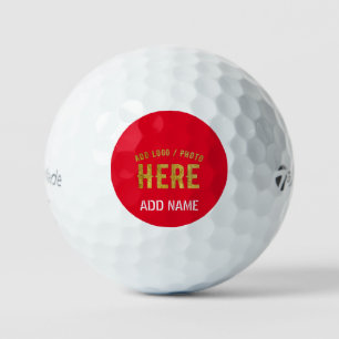 STILISCH MODERNES KUSTOM WEISS, ROT VERIFIED MARKI GOLFBALL