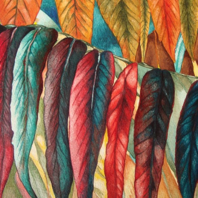 stilisiert modern auf dem Bild der Herbstblattfarb Puzzle (Von Creator hochgeladen)