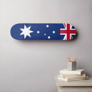 Stilisierte australische Flagge Skateboard
