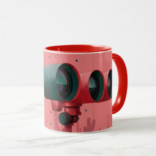 Stilisierte Beobachtungsbrille, wahrscheinlich ein Tasse
