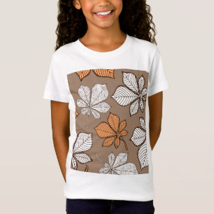 Stilisierte Blätter 7 T-Shirt