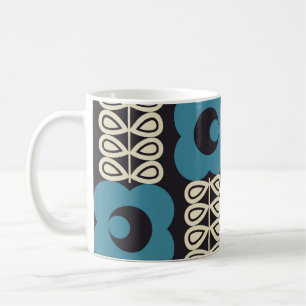 Stilisierte Blume: Moderne Vintage Geometrie. Kaffeetasse
