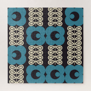 Stilisierte Blume: Moderne Vintage Geometrie. Puzzle