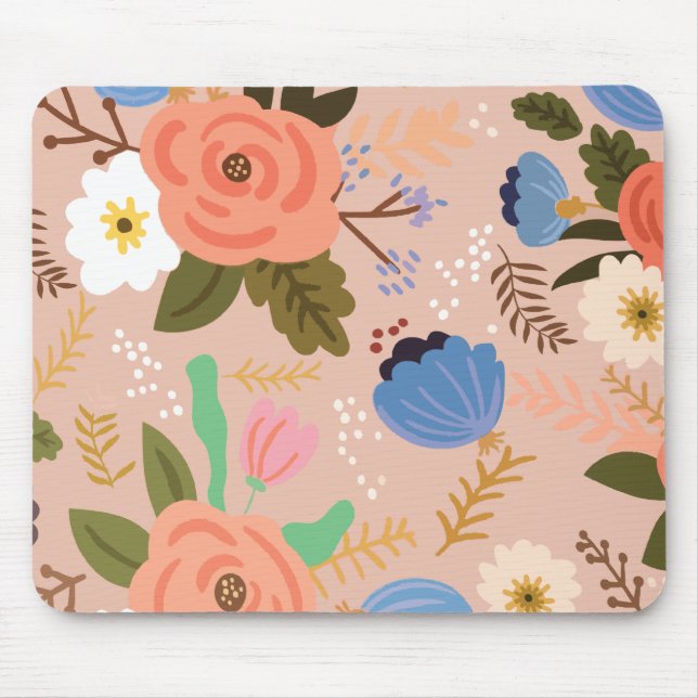 Stilisierte Blume Mousepad (Vorne)