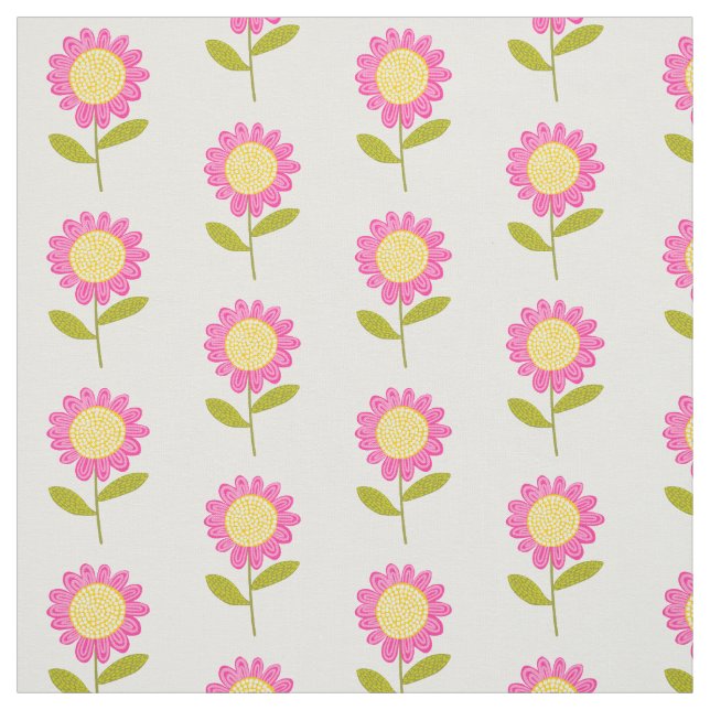 Stilisierte Blume Stoff (Muster)