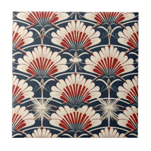 Stilisierte Blumenmuster inspiriert von Owen Jones Fliese