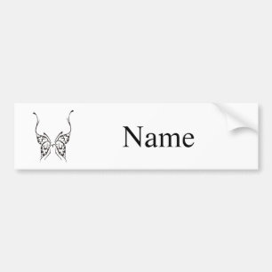 Stilisierte Butterfly Tattoo Thunder_Cove Autoaufkleber