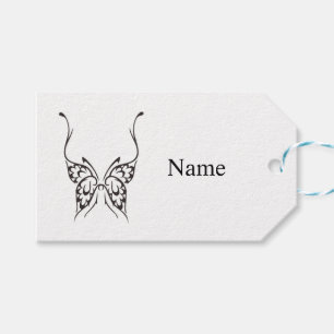 Stilisierte Butterfly Tattoo Thunder_Cove Geschenkanhänger