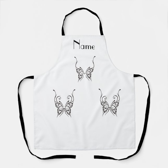 Stilisierte Butterfly Tattoo Thunder_Cove Schürze (Vorderseite)