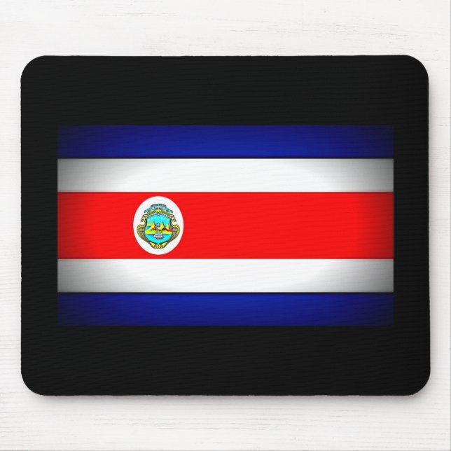 Stilisierte Fahne Costa Rica Mousepad (Vorne)