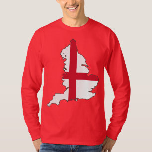 Stilisierte Flagge Englands St George Kreuz T-Shirt