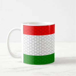 Stilisierte Flagge Ungarns Kaffeetasse