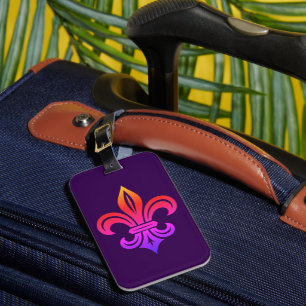 "Stilisierte Fleur-de-lis" Gepäckanhänger