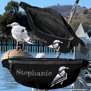 Stilisierte geometrische Gestaltungsschattierungen Bauchtasche