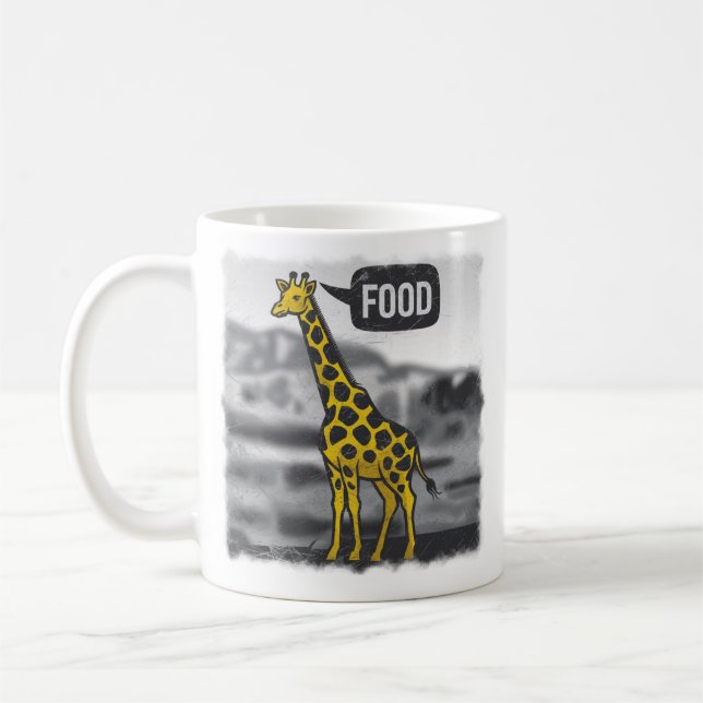 Stilisierte Giraffe Kaffeetasse (Links)