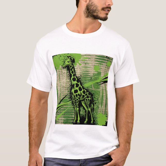Stilisierte Giraffe T-Shirt (Vorderseite)