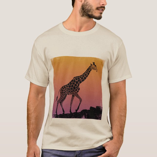 Stilisierte Giraffe T-Shirt (Vorderseite)