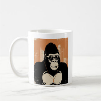 Stilisierte Gorilla Kaffeetasse