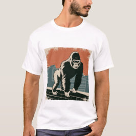 Stilisierte Gorilla T-Shirt