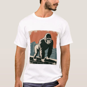 Stilisierte Gorilla T-Shirt