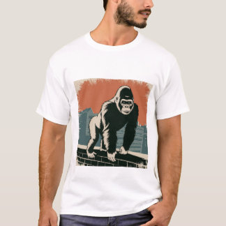 Stilisierte Gorilla T-Shirt