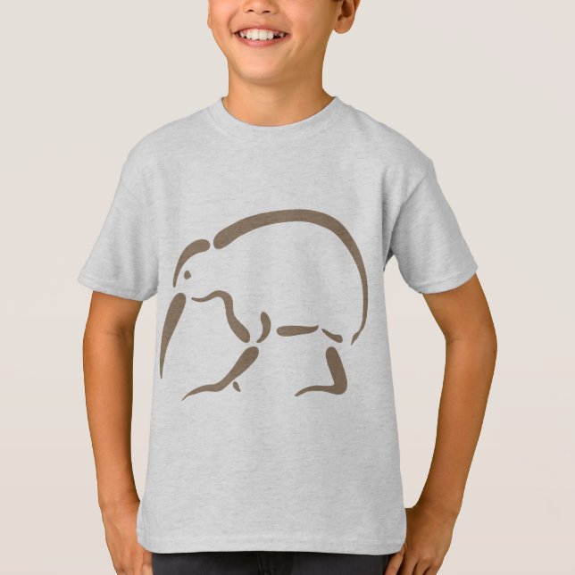Stilisierte Kiwi T-Shirt (Vorderseite)