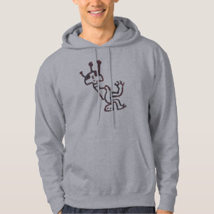 Stilisierte mythische Abbildung Hoodie