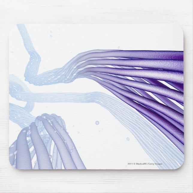 Stilisierte Nervenfasern Mousepad (Vorne)