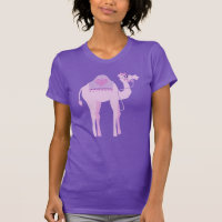 Stilisierte niedliche, humplierte Kamel-T - Shirt