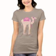 Stilisierte niedliche, humplierte Kamel-T - Shirt