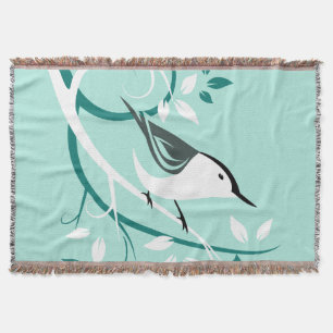 Stilisierte Nuthatch in Tree Decke